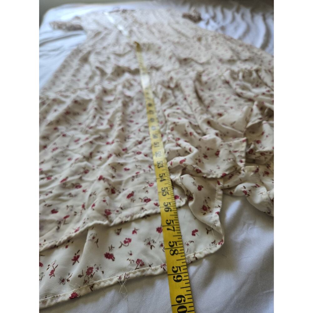 Hayden LA 2XL White Floral Maxi Dress Cottage Prairie Modest Farmcore Country - Picture 10 of 11